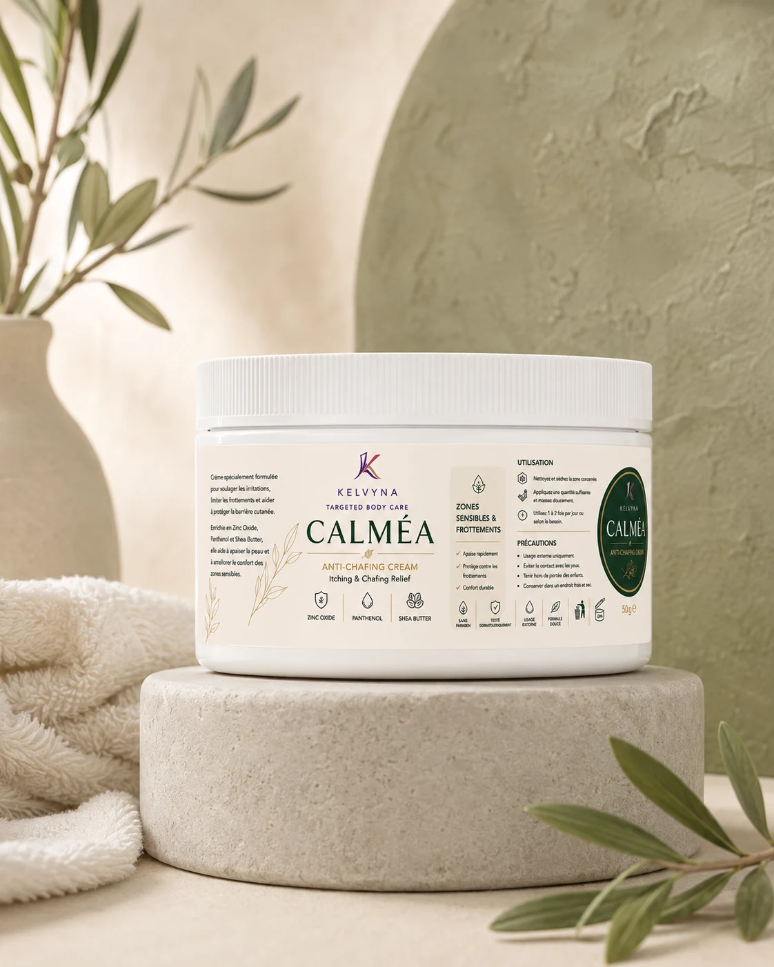 KELVYNA CALMÉA — Anti-Chafing Cream