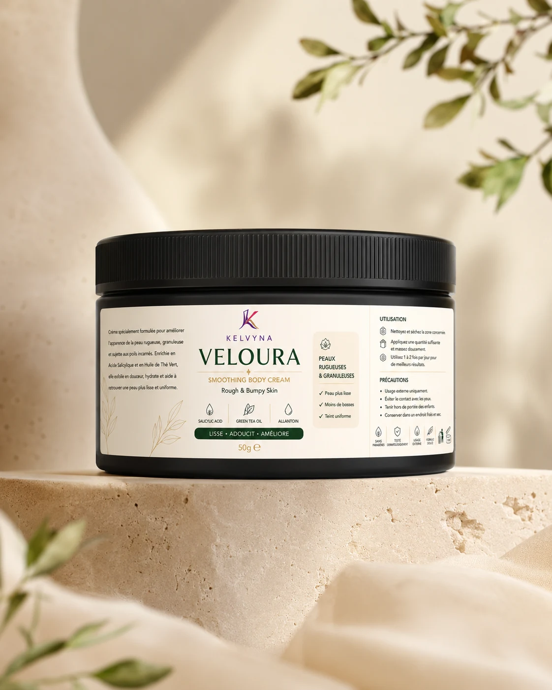 KELVYNA VELOURA — Smoothing Body Cream