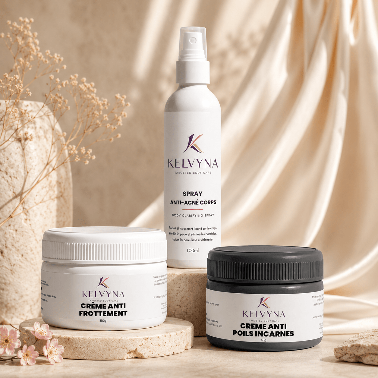 KELVYNA INGROWN وKELVYNA CLEAR وKELVYNA COMFORT